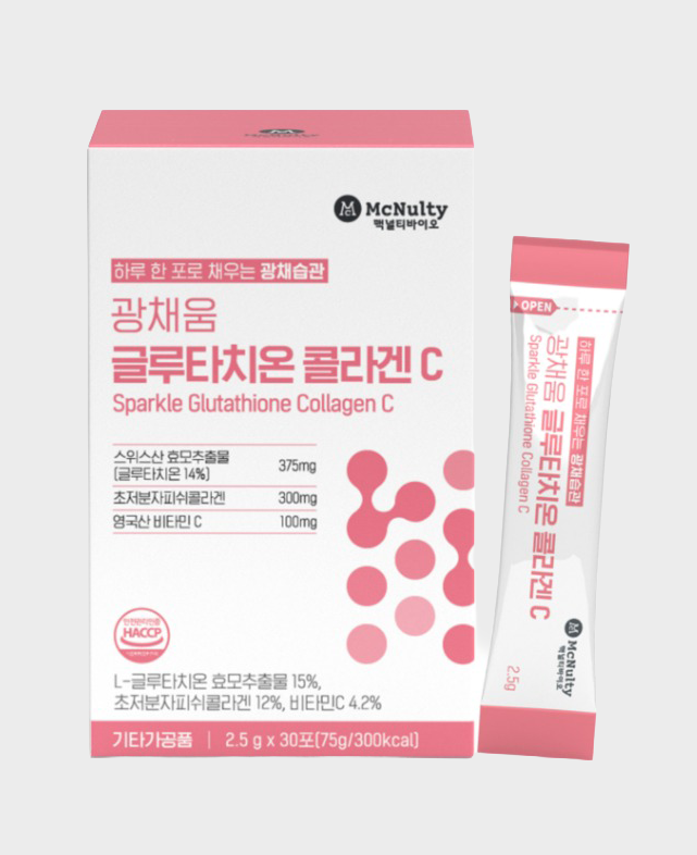 McNulty Sparkle Glutathione Collagen C 광채움 글루타치온 콜라겐C