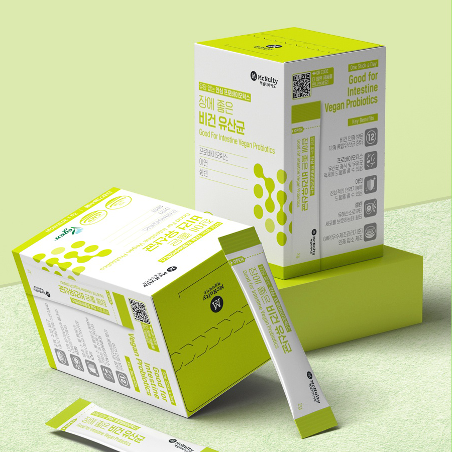 McNulty Good For Intestine Vegan Probiotics 장에좋은 비건유산균