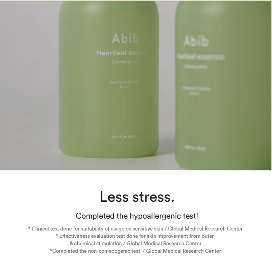 Abib Heartleaf Essence Calming Pump