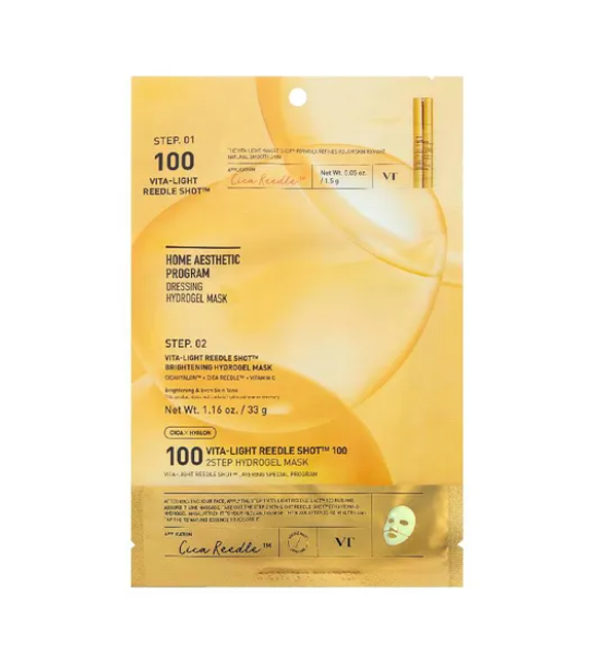 VT Cosmetics Vita-Light Reedle Shot 100 2-Step Hydrogel Mask