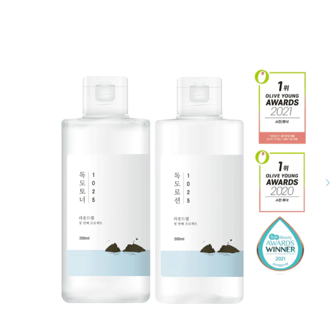Round Lab 1025 Toner+Lotion Set