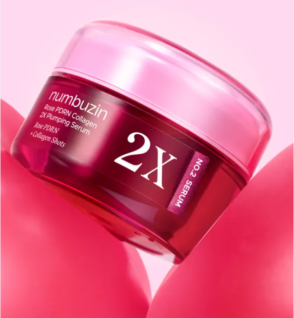 Numbuzin Rose PDRN Collagen 2X Plumping Serum