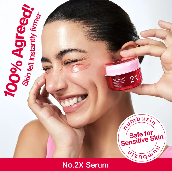 Numbuzin Rose PDRN Collagen 2X Plumping Serum