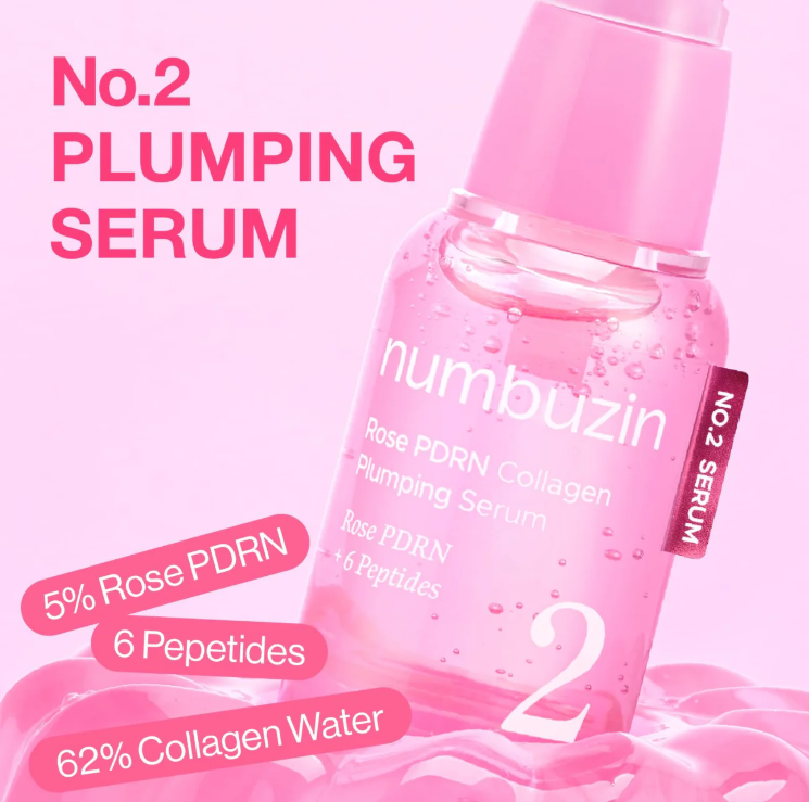 Numbuzin Rose PDRN Collagen Plumping Serum 2