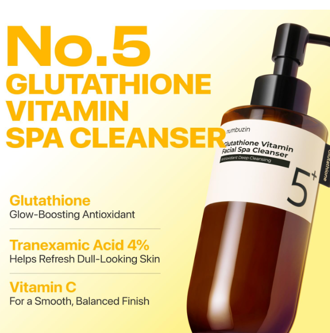 Numbuzin Glutathione C Facial Spa Cleanser