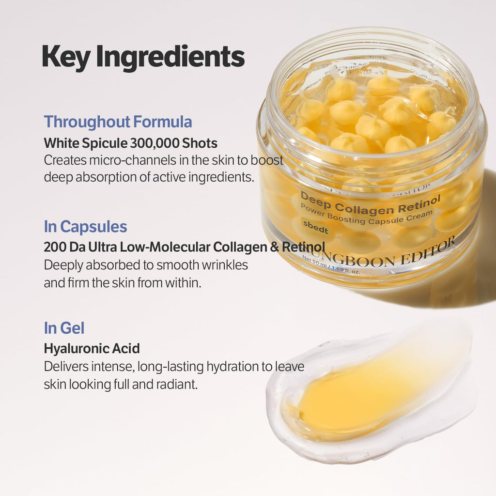 SUNGBOON EDITOR Deep Collagen Retinol Capsule Cream