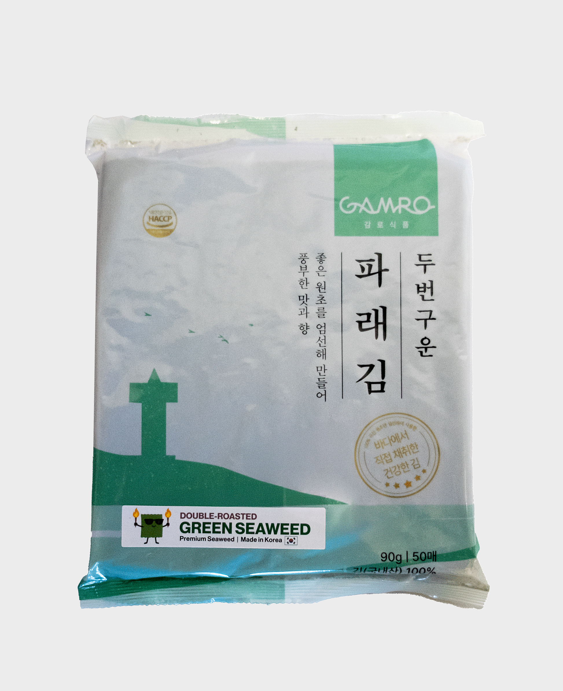 GAMRO Double-Roasted Green Seaweed