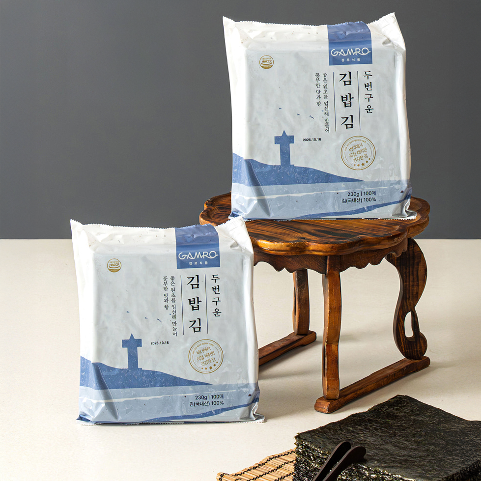 GAMRO  Double-Roasted Kimbap Seaweed
