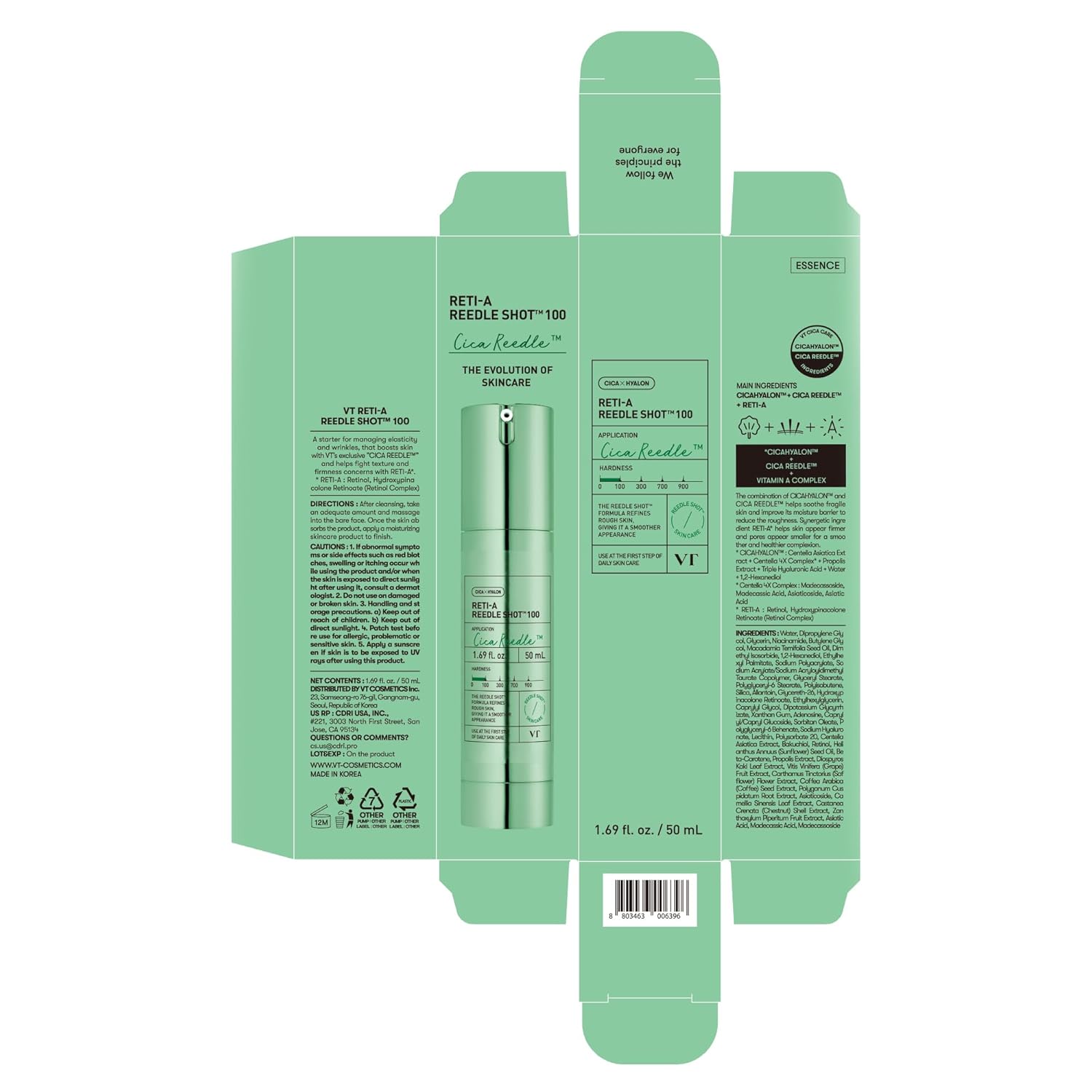 VT Cosmetics Reti-A Reedle Shot 100