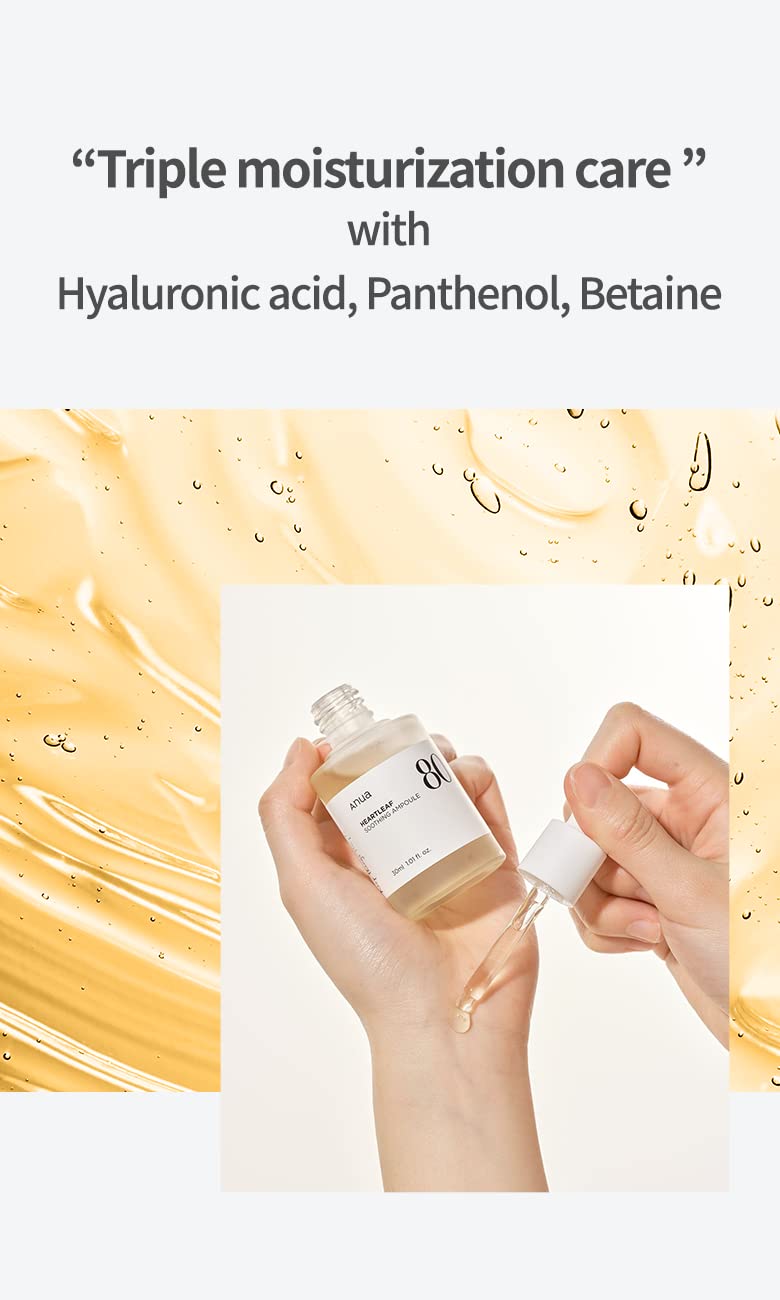 Anua Heartleaf 80+ Moisture Soothing Ampoule