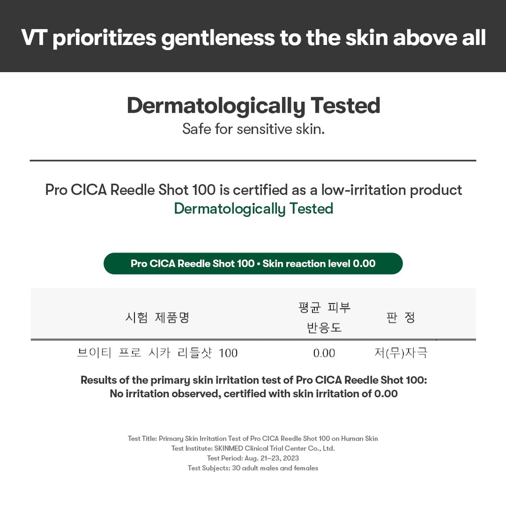 VT COSMETICS Pro Cica Reedle Shot 100 Serum
