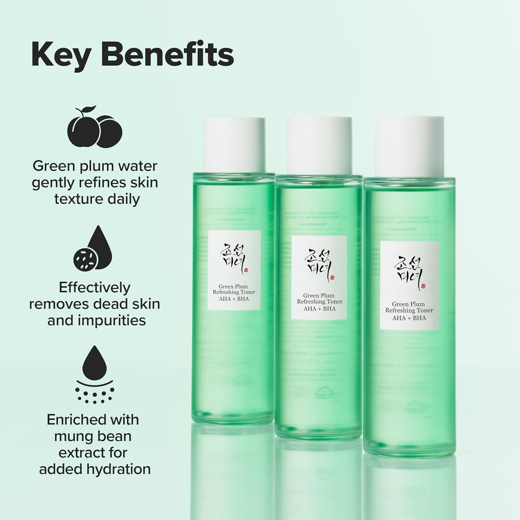 Beauty of Joseon Green Plum Refreshing Toner AHA+BHA