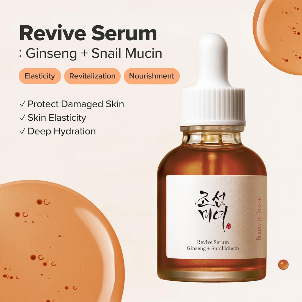 Beauty of Joseon Revive Serum Ginseng+Snail Mucin