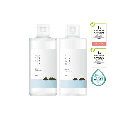 ROUND LAB 1025 Dokdo Toner + Lotion Duo