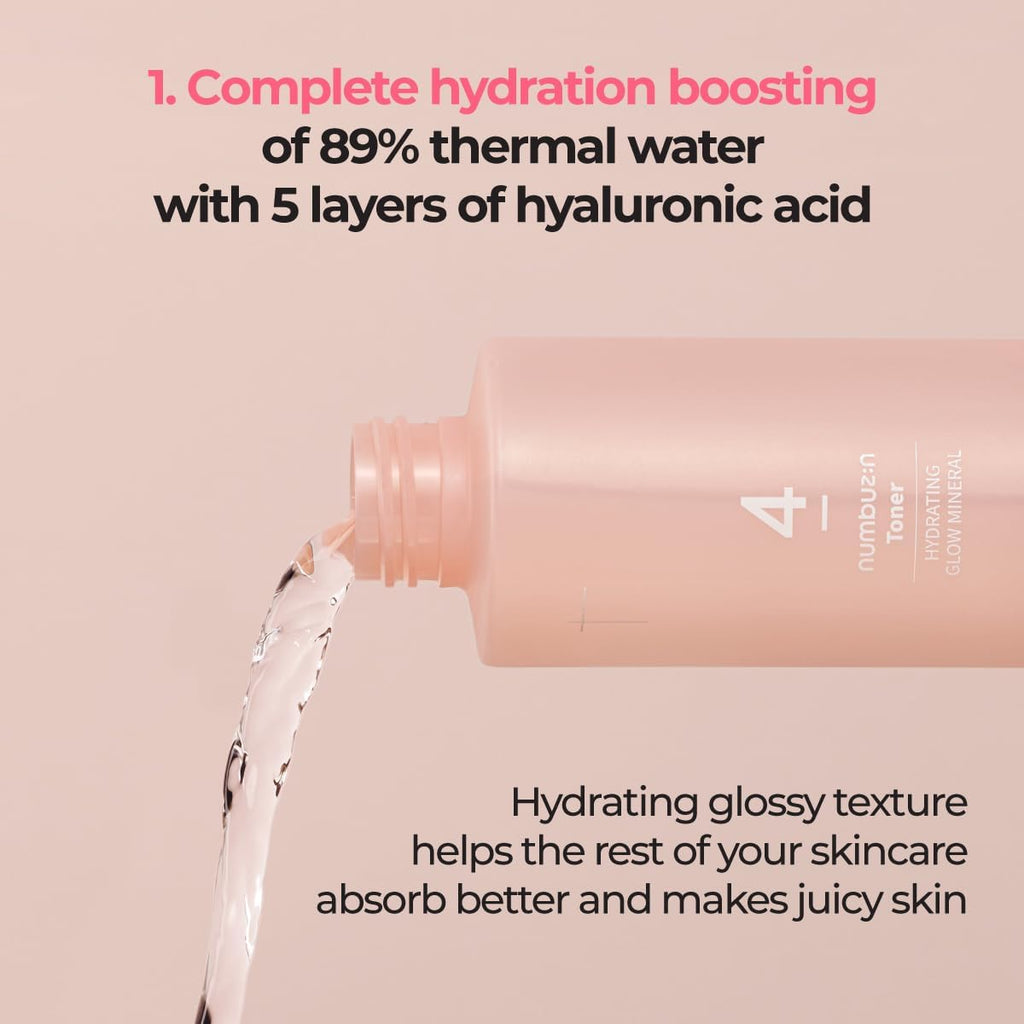 Numbuzin Toner 4 Hydrating Glow Mineral Toner