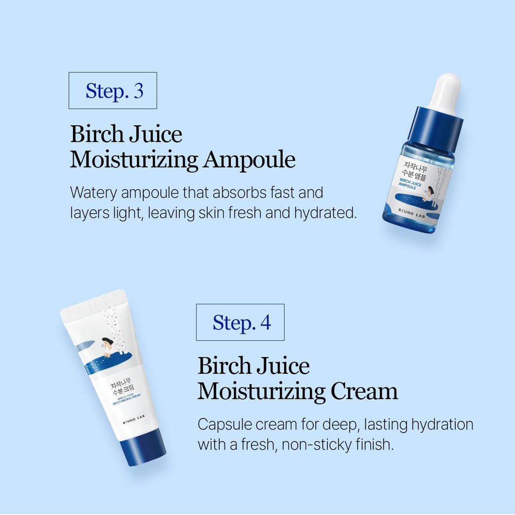 Round Lab Birch Juice Line Trial Kit