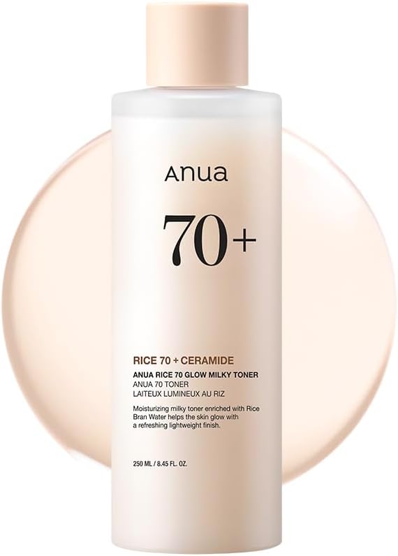 Anua Rice70+Ceramide Glow Milky Toner