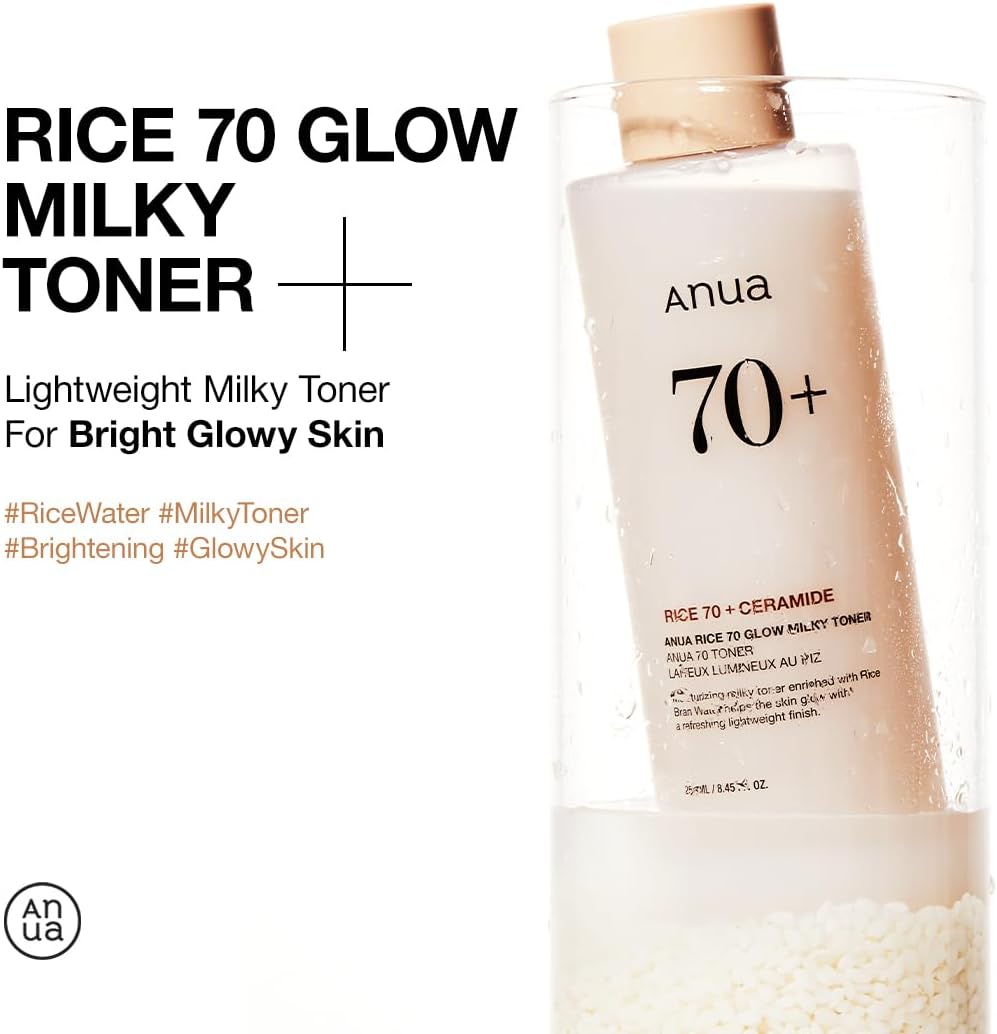 Anua Rice70+Ceramide Glow Milky Toner