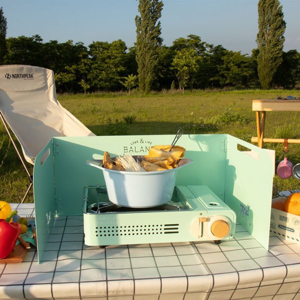 LOVE & LIFE BALANCE Burner Wind Guard for Gas Stove camping