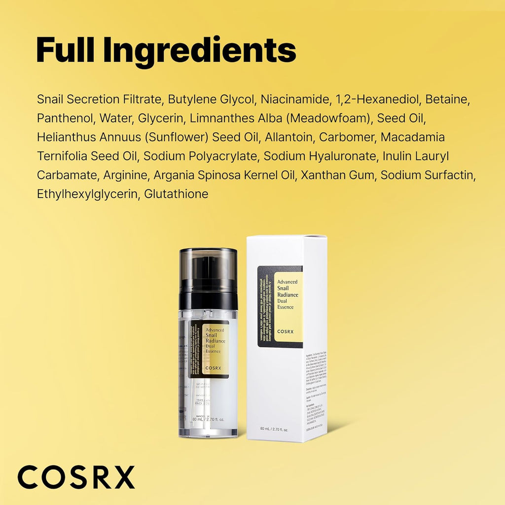 Cosrx Advanced Snail Rdiance Dual Essence