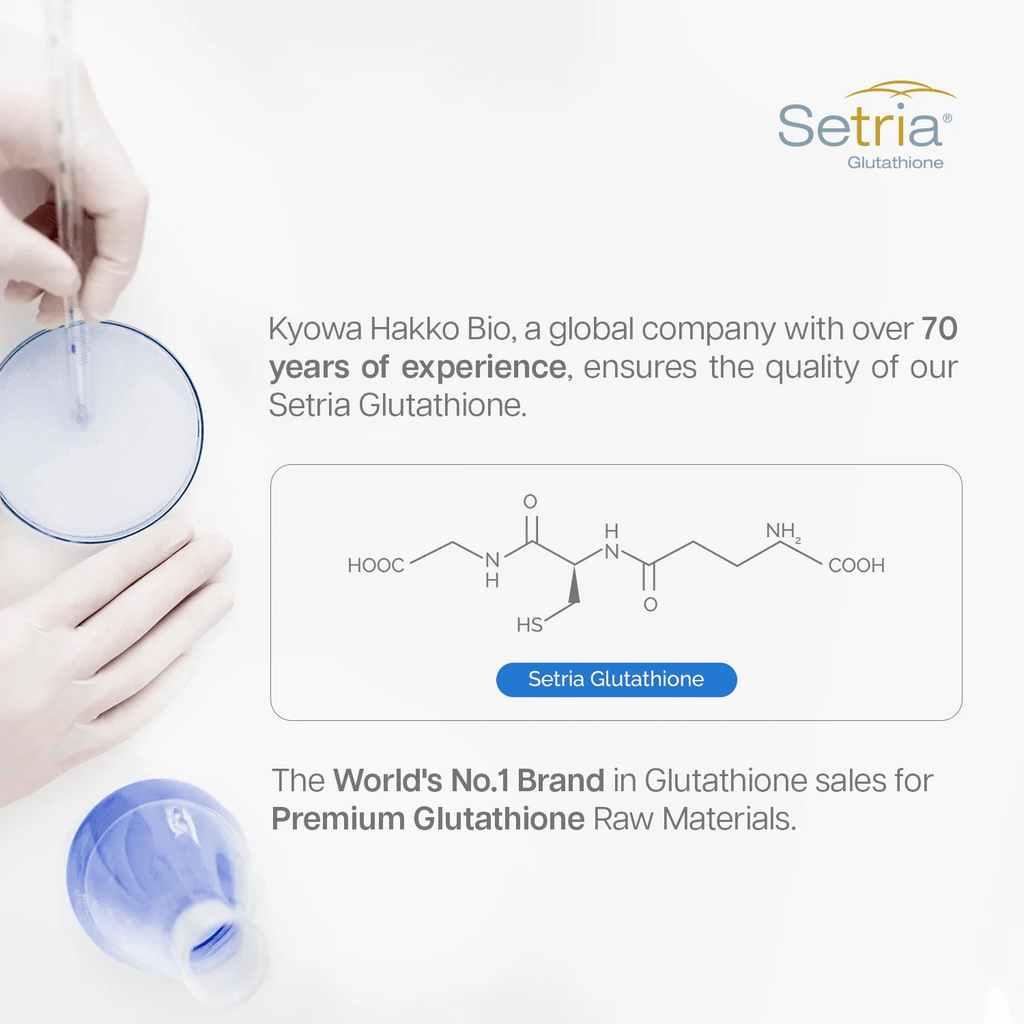 Setria® Glutathione 500mg 60 Capsules