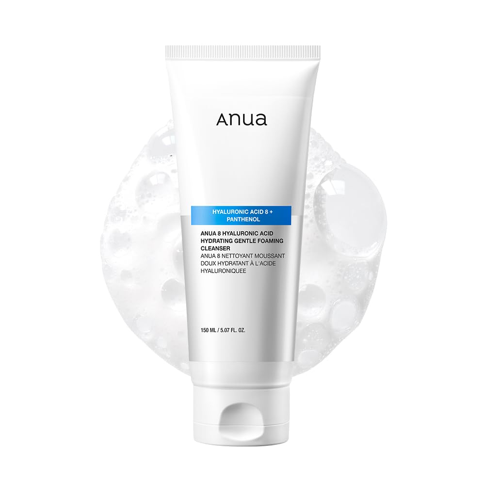 Anua Hyaluronic Acid8+Panthenol Foaming Cleanser
