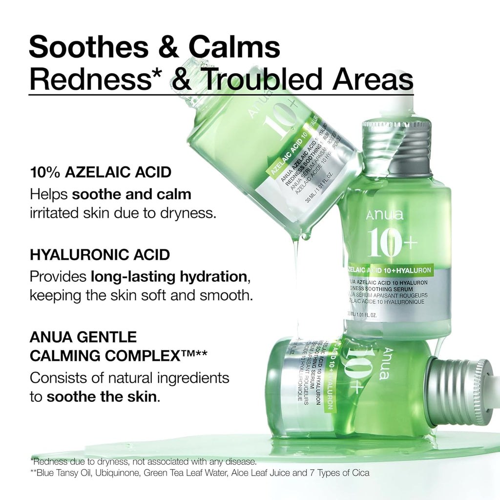 Anua Azelaic 10+ Hyaluron Redness Soothing Serum