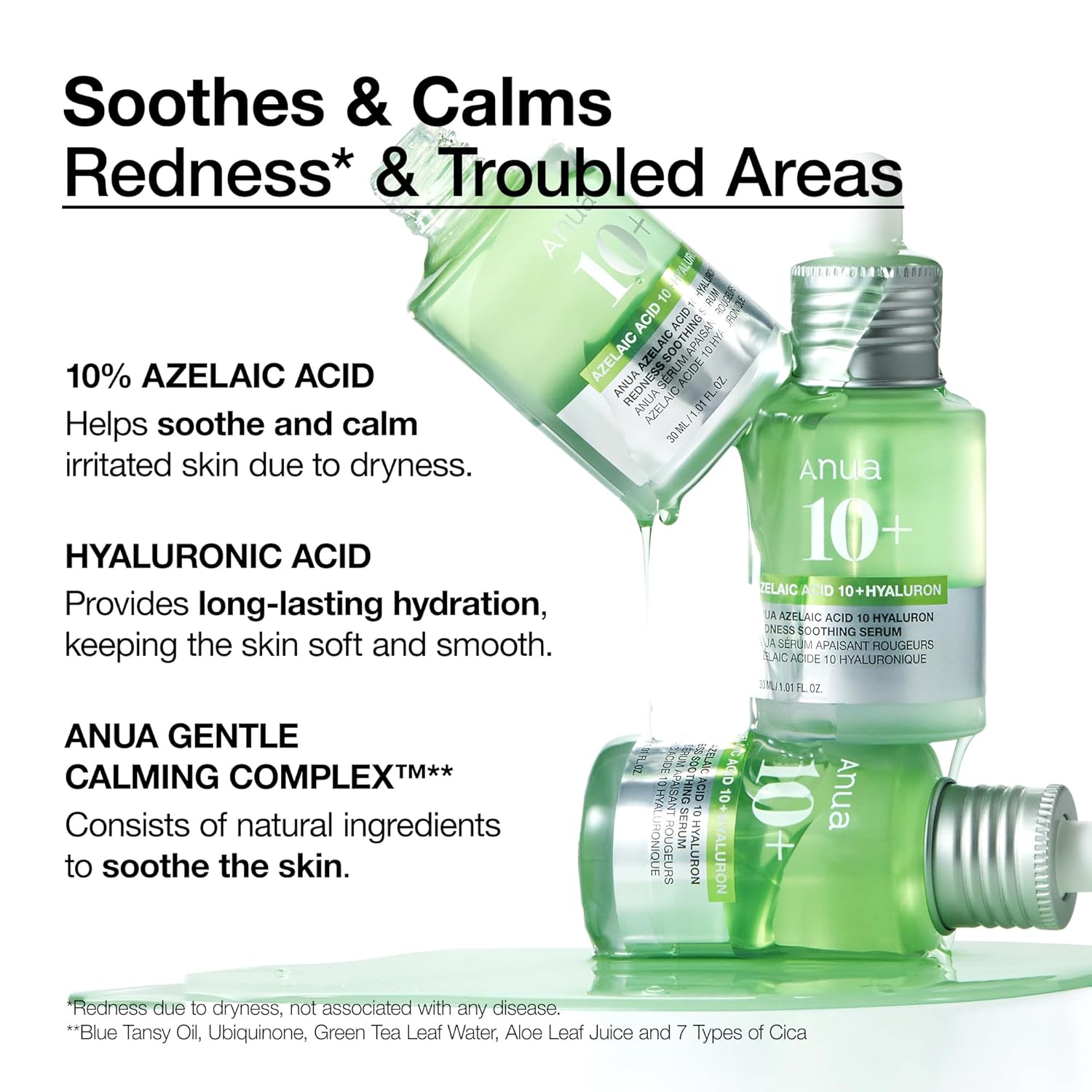 Anua Azelaic 10+ Hyaluron Redness Soothing Serum