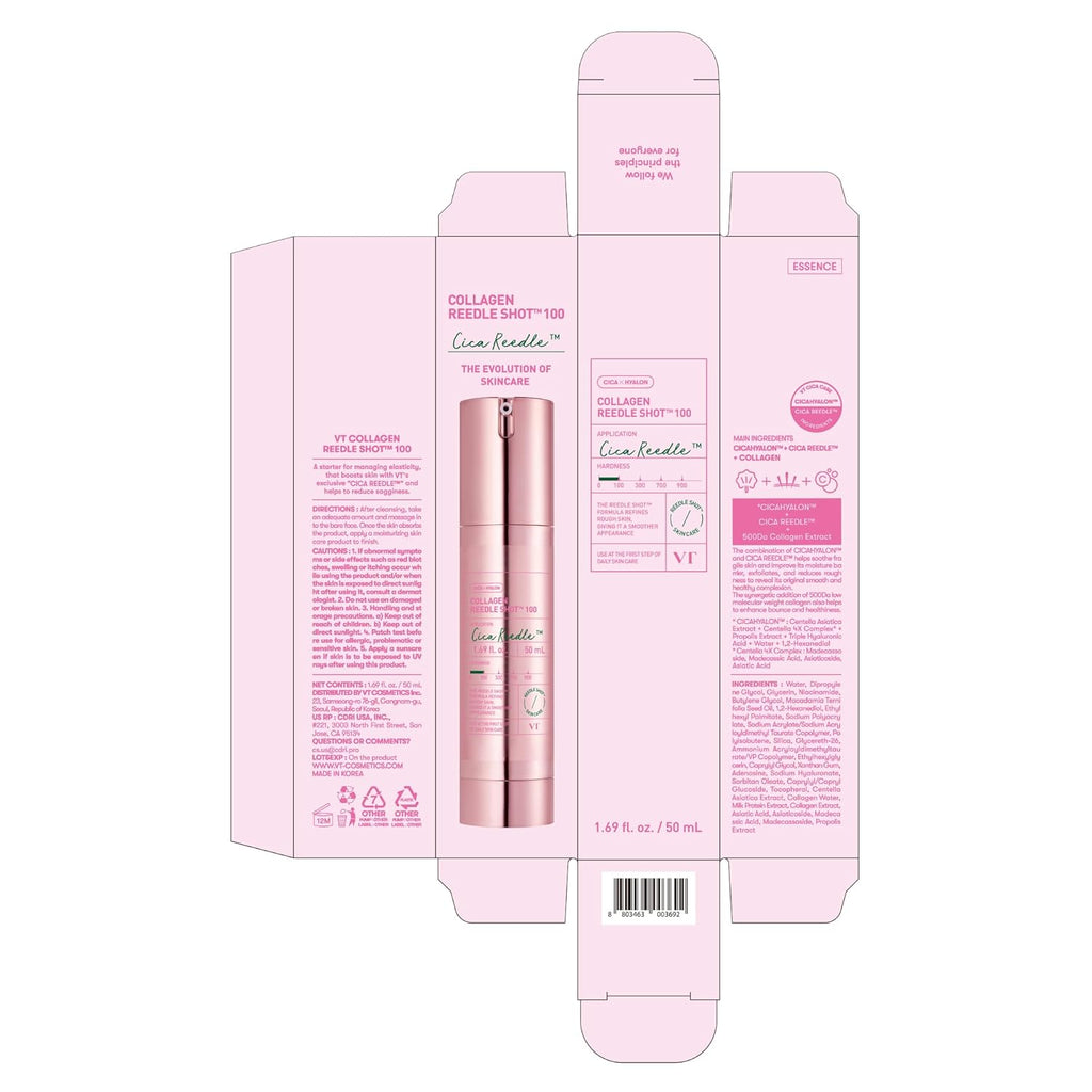 VT COSMETICS Pink Collagen Reedle Shot 100