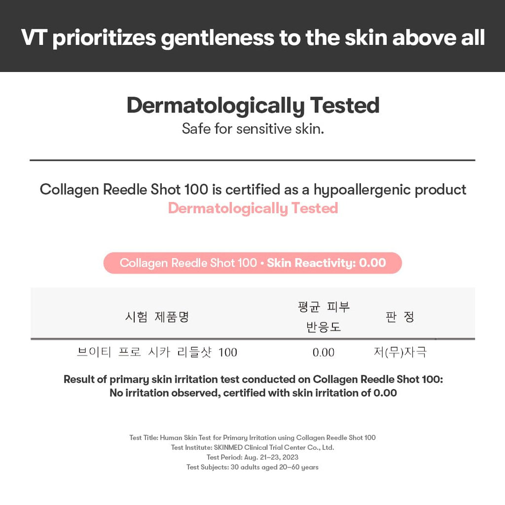 VT COSMETICS Pink Collagen Reedle Shot 100