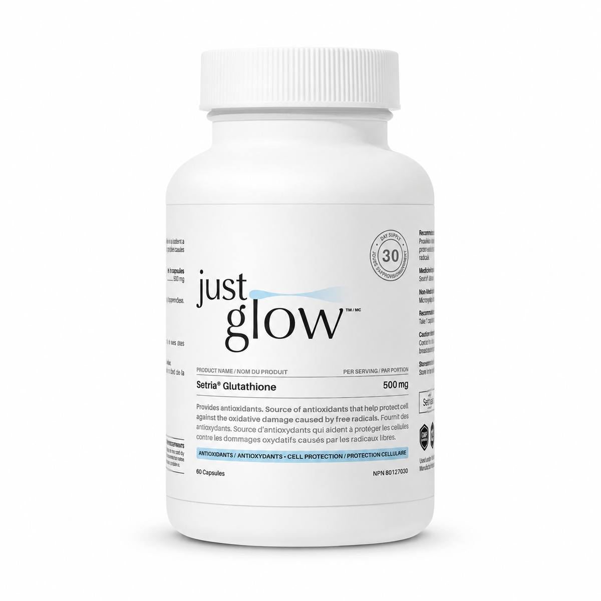 Setria® Glutathione 500mg 60 Capsules