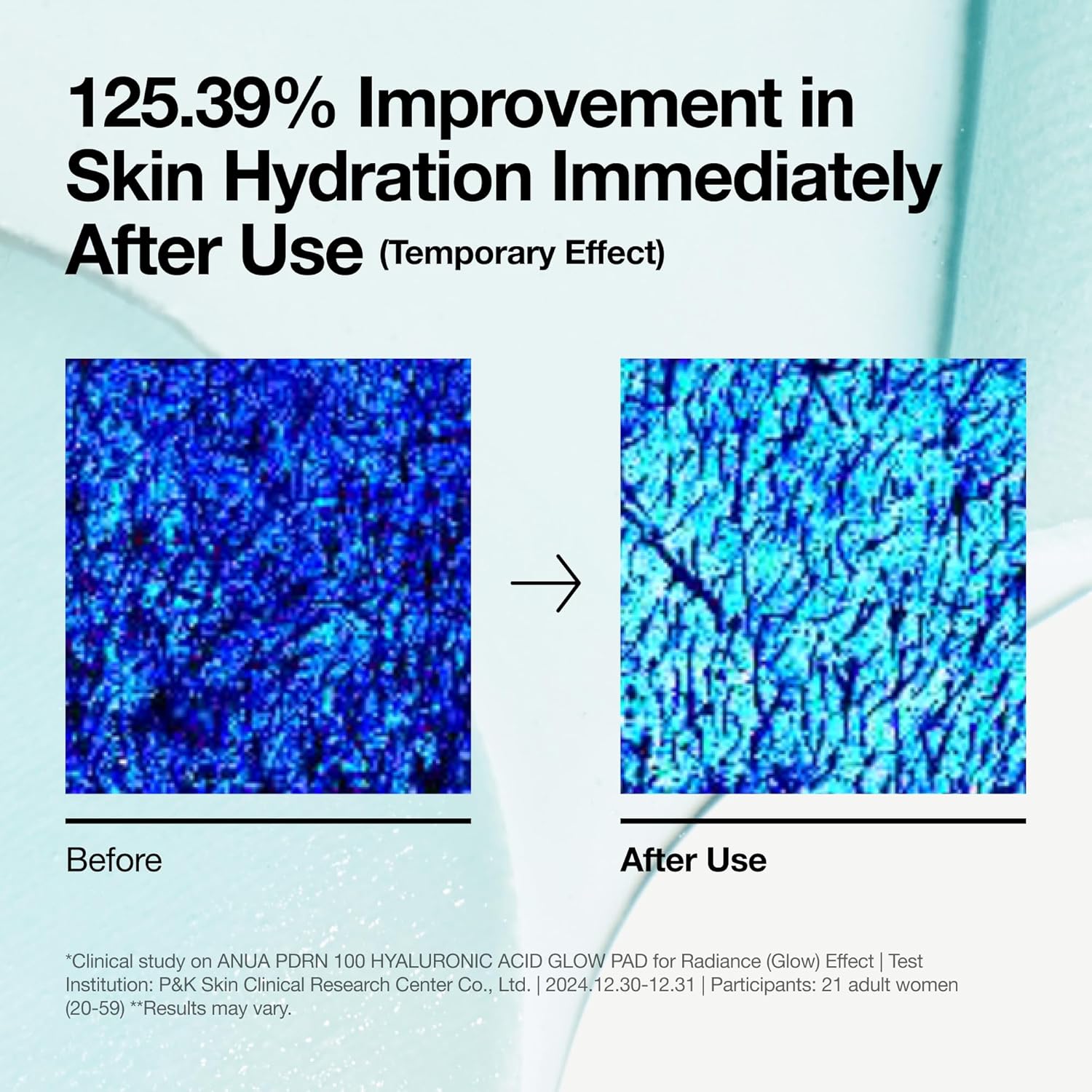 Anua PDRN 100 Hyaluronic Acid Pad, Glow-Plumping Korean Face Pad