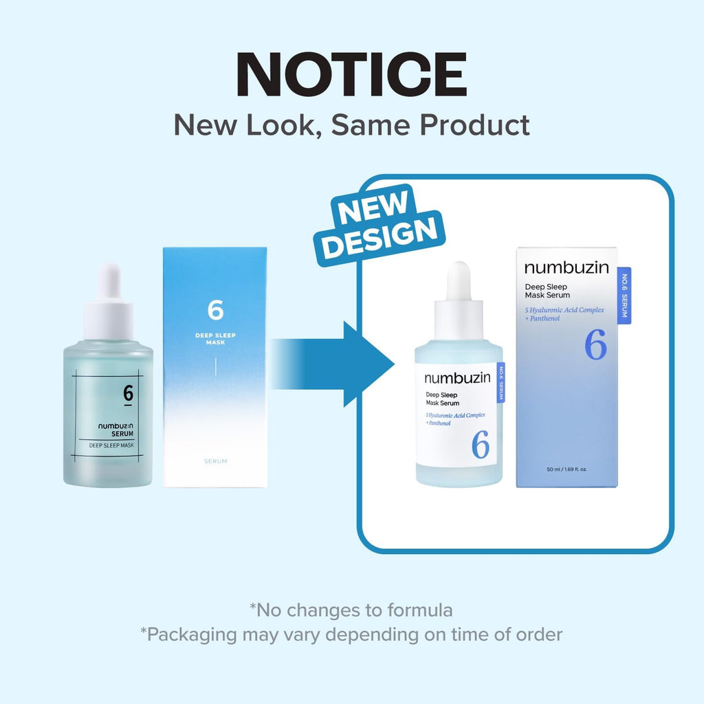 Numbuzin No.6 Deep Sleep Mask Serum